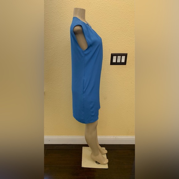 3.1 Phillip Lim For Target 🎯 Size Small Blue Sleeveless Above Knee Shift Dress - Picture 3 of 9
